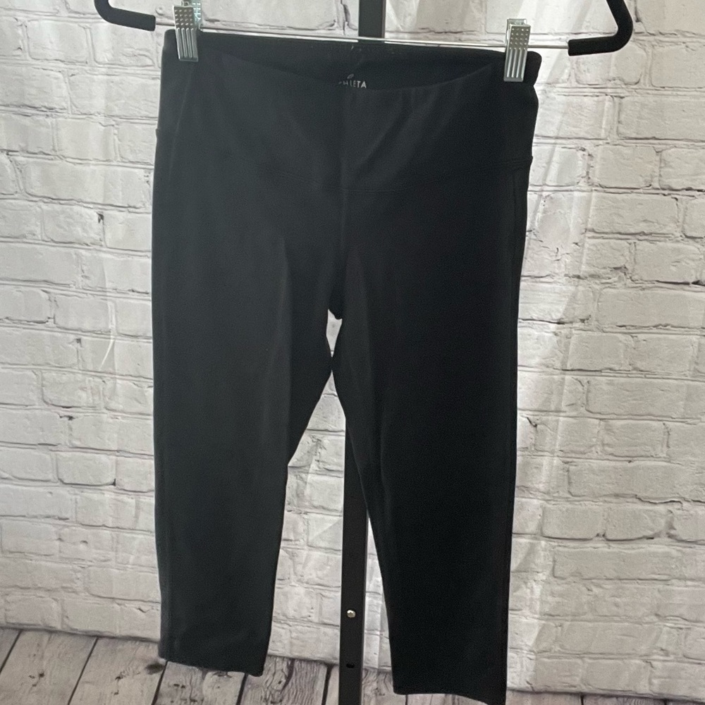 Athleta Black Cropped Leggings Size Small